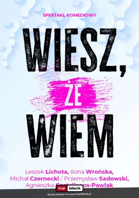 Lichota, Wrońska i Sadowski w zwariowanej komedii!