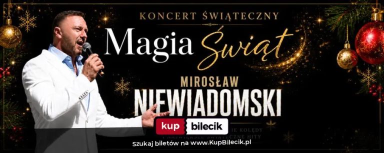Koncert bożonarodzeniowy Mirosława Niewiadomskiego
