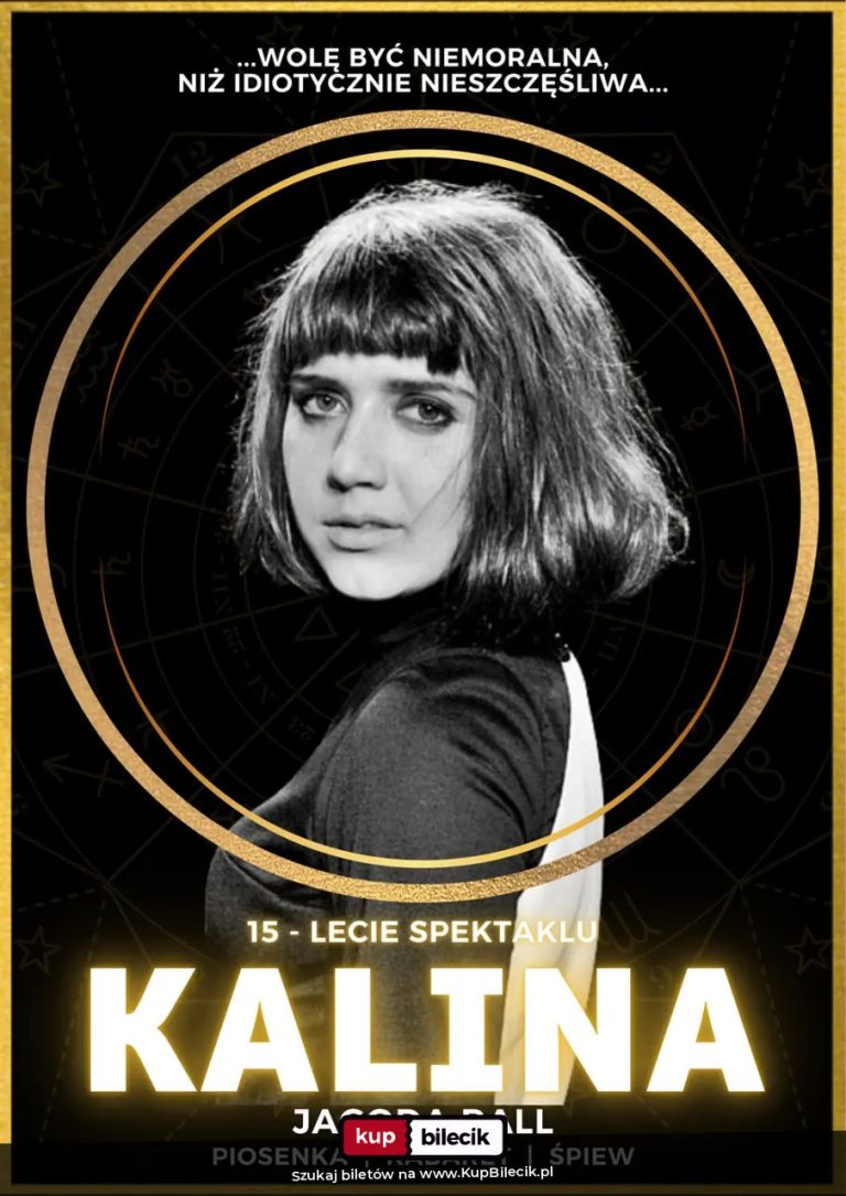 Spektakl poświęcony Kalinie Jędrusik - piosenka / kabaret / śpiew