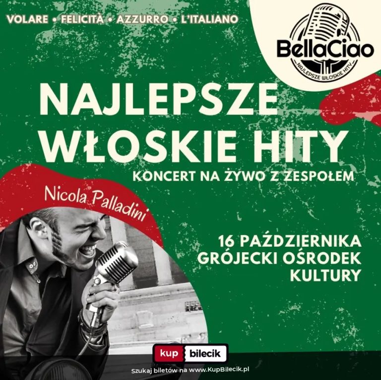 Największe włoskie przeboje na żywo - Volare, Felicità, Mamma Maria, Bella Ciao