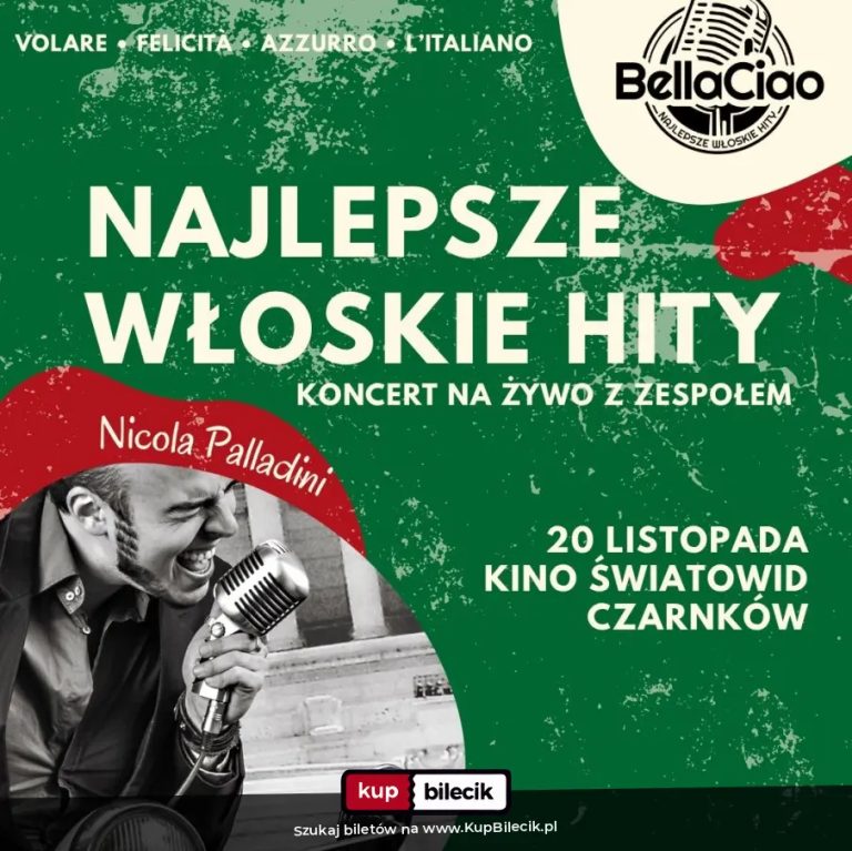 Największe włoskie przeboje na żywo - Volare, Felicità, Mamma Maria, Bella Ciao
