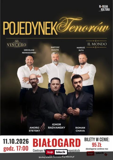 Pojedynek Tenorów: Tenorzy Vincero & Tenorzy Il Mondo