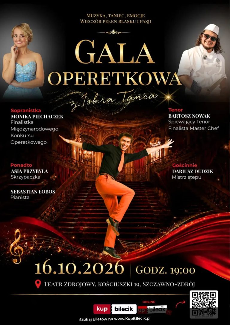Gala operetkowa z iskrą tańca