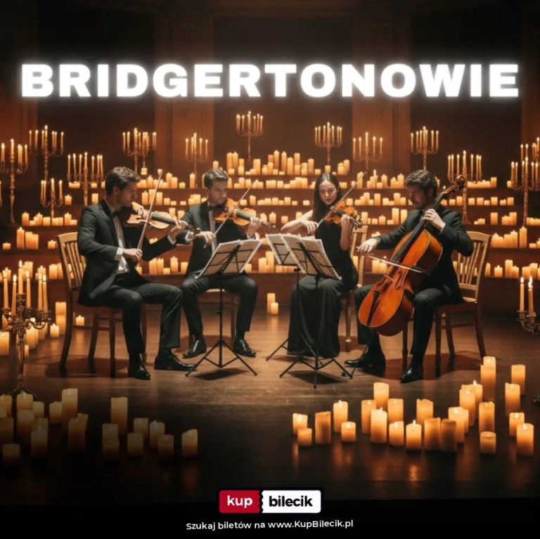 Kwartet smyczkowy w repertuarze muzyki z serialu "Bridgertonowie" przy świecach