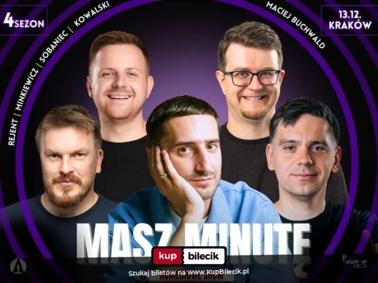 Masz Minutę - gość specjalny: Maciej Buchwald