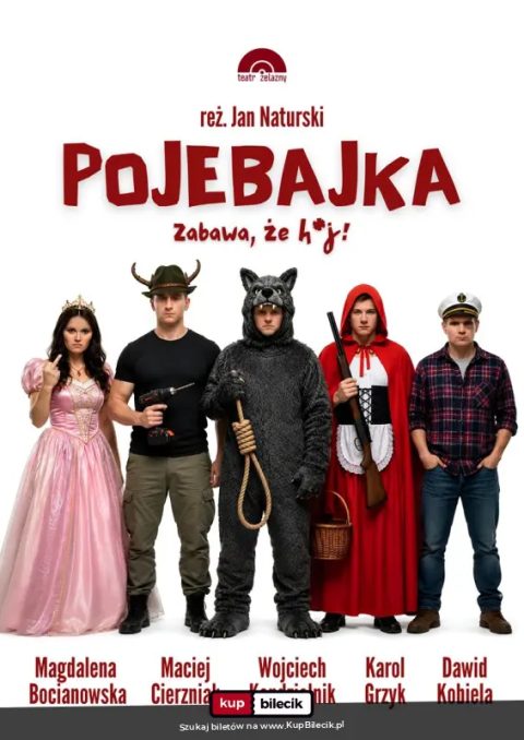 Jeśli lubicie patrzeć jak aktorom dzieje się krzywda - to spektakl dla Was!