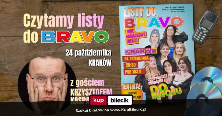 Listy do Bravo - stand-up improwizowany: Matan, Podwysocka, Górniak, Różalska, Chachulska