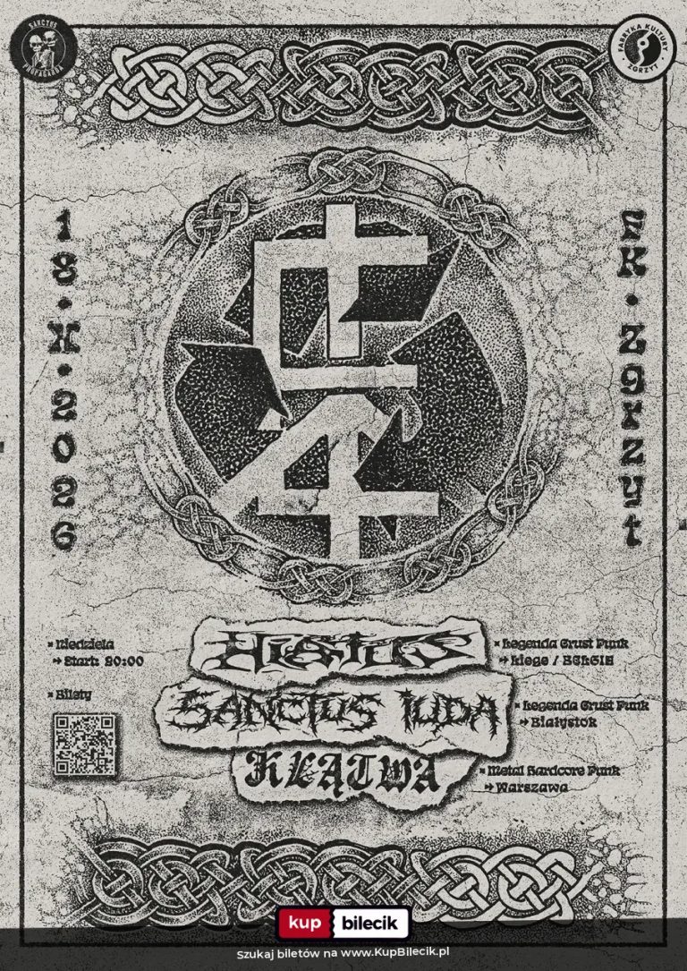Crust Punk w Zgrzycie: HIATUS + SANCTUS IUDA + KLĄTWA