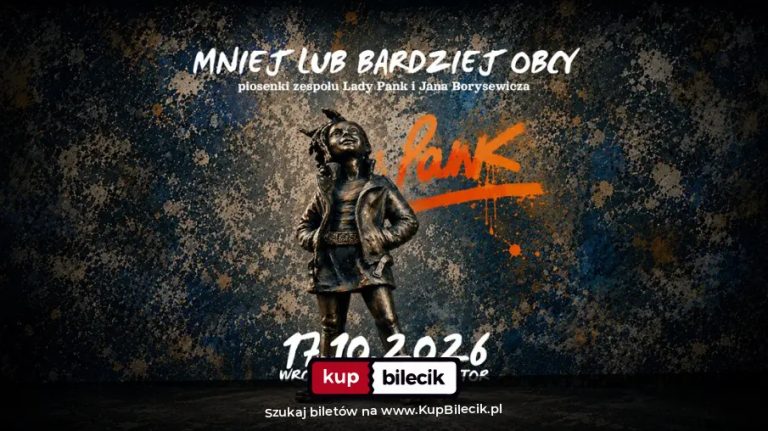 MNIEJ LUB BARDZIEJ OBCY - piosenki zespołu LADY PANK i JANA BORYSEWICZA
