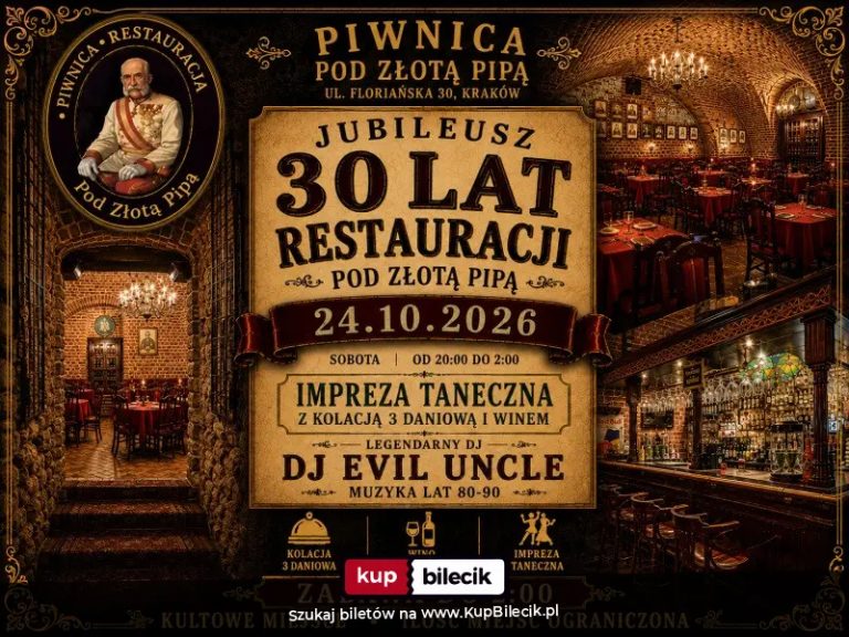 30 LAT Smaku i Dźwięku - Urodzinowa Noc w Stylu Retro