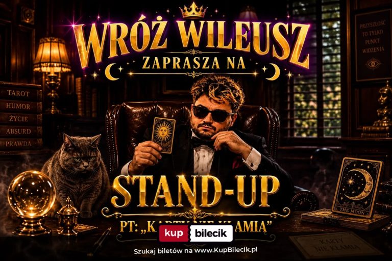 Wróż Wileusz w programie: "Karty nie kłamią".  I stand-up 2026