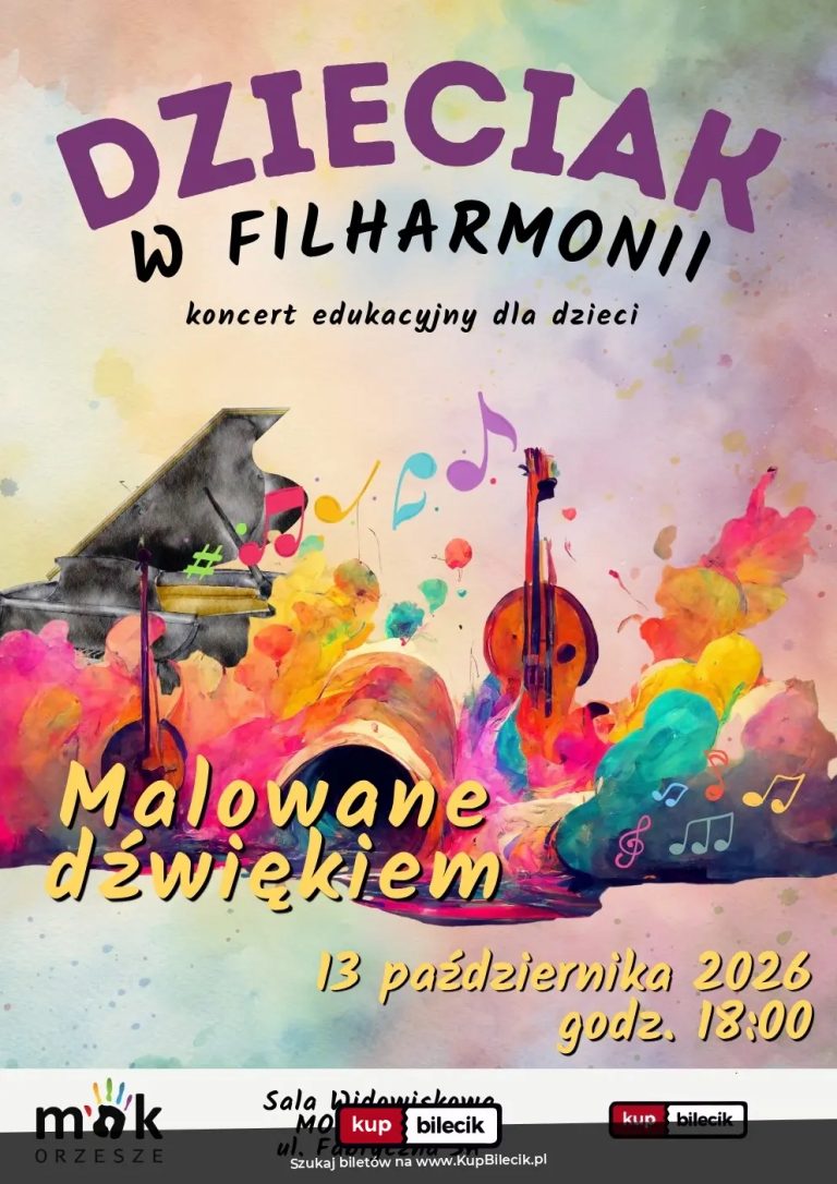 "Dzieciak w filharmonii" - koncert umuzykalniający dla dzieci