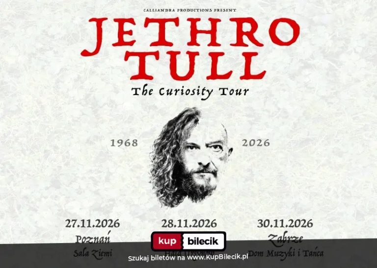 Jethro Tull – „The Curiosity Tour” 2026 już tej jesieni w Polsce!