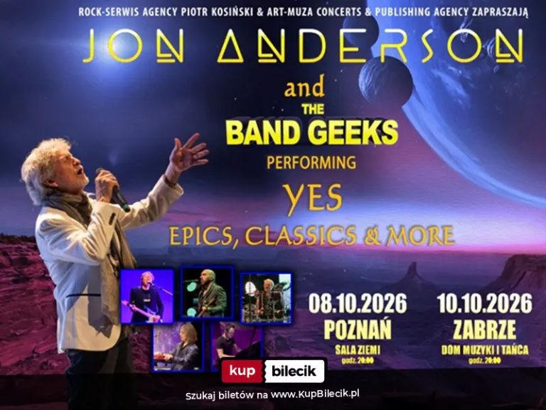 Jon Andreson and The Band Geeks preforming YES Epics, classics & more
