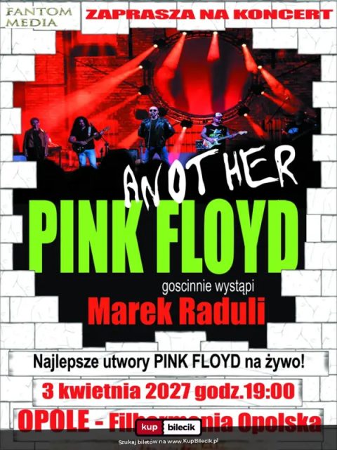 Największe przeboje Pink Floyd na żywo - KONCERT ANOTHER PINK FLOYD I MAREK RADULI!