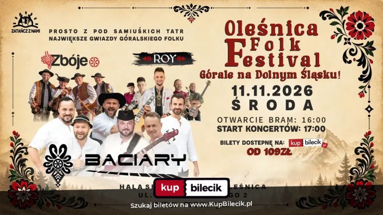 FOLK FESTIVAL BACIARY / ZBÓJE / KAPELA ROY