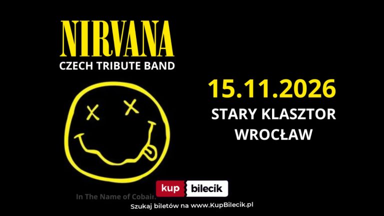 NIRVANA CZECH TRIBUTE BAND - "In The Name Of Cobain" w Starym Klasztorze!