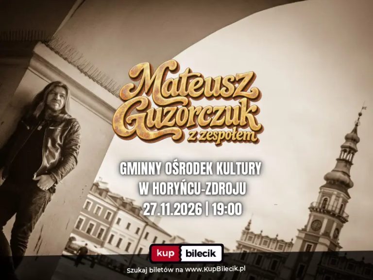 Mateusz Guzorczuk z Zespołem: Akustyczny koncert w klimacie południowego rocka
