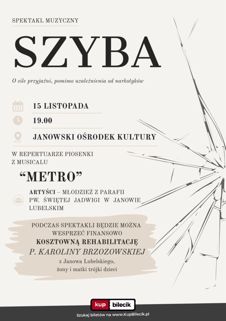 Młodzież z Janowa Lubelskiego: O sile przyjaźni, pomimo uzależnienia od narkotyków