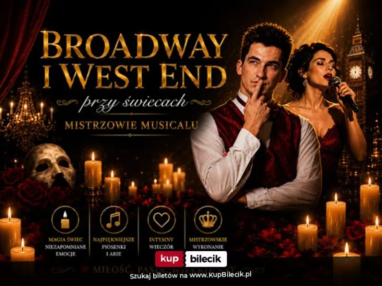 Recital z utworami z największych musicali: Upiór w Operze, Nędznicy, Burlesque