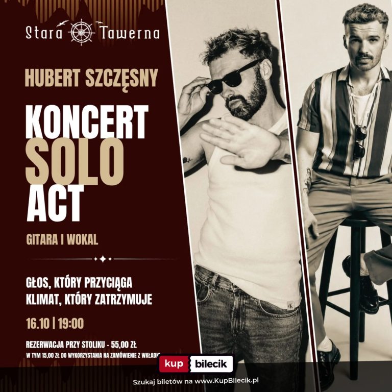 Hubert Szczęsny Solo Act - klimatyczny koncert w Starej Tawernie!