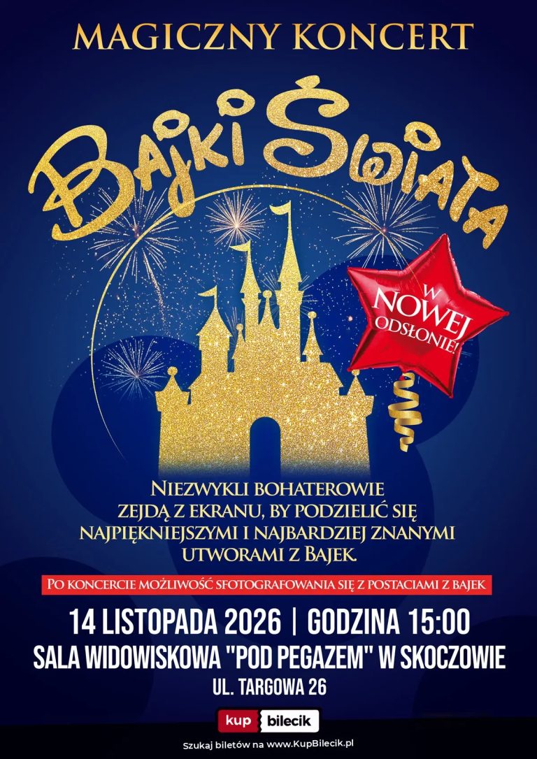 Piosenki z najbardziej znanych ekranizowanych bajek!: Ogólnopolski bestseller koncertowy - "Magiczny Koncert - Bajki Świata"