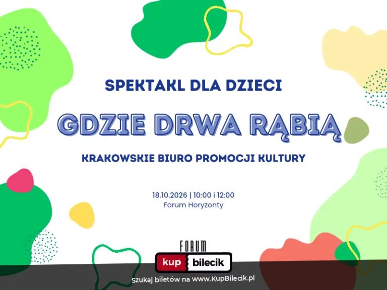 Krakowskie Biuro Promocji Kultury: interaktywny, ekologiczny spektakl dla dzieci