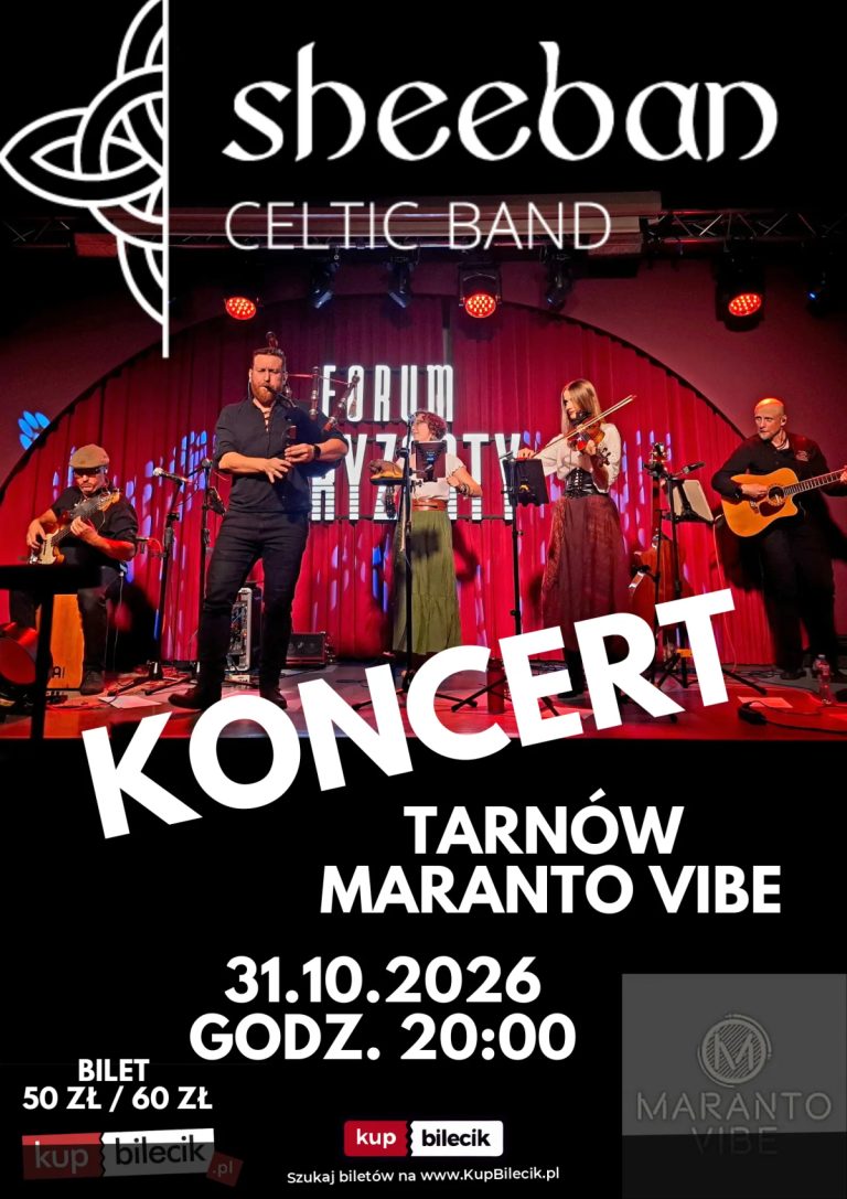 Koncert Sheeban Celtic Band w Maranto Vibe