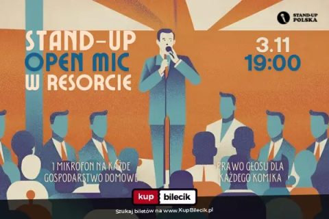 Komicy ;-): Stand-up Open Mic w Resorcie / 9.10.2026 / g.19:00