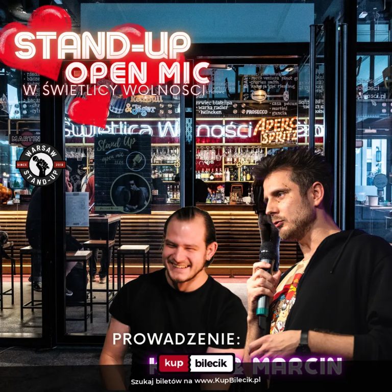 Stand-up Open mic - Warsaw Stand-up x Kamil&Marcin