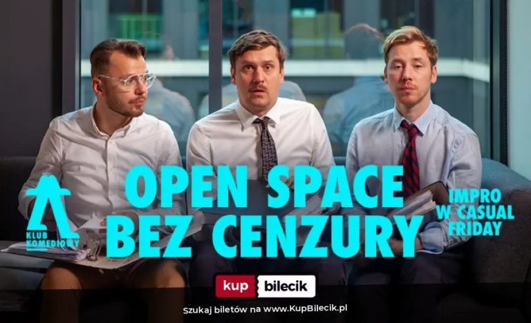 Spektakl improwizowany: Open Space bez cenzury - impro w casual friday | NOWOŚĆ