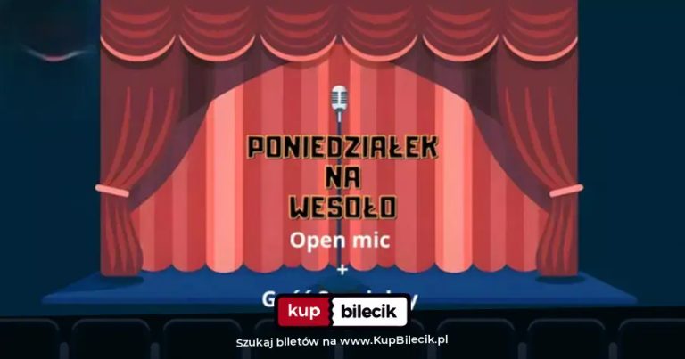 Poniedziałek na wesoło: Open mic + Testy
