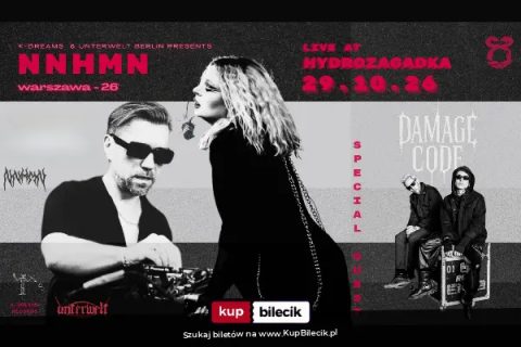 Zespół Non-Human: NNHMN + Damage Code-Darkwave, EBM, Synthpop, Post Punk, Goth