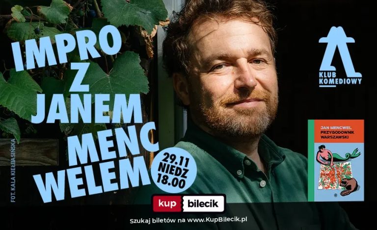 Spektakl improwizowany: "Przygodownik warszawski" - impro z Janem Mencwelem