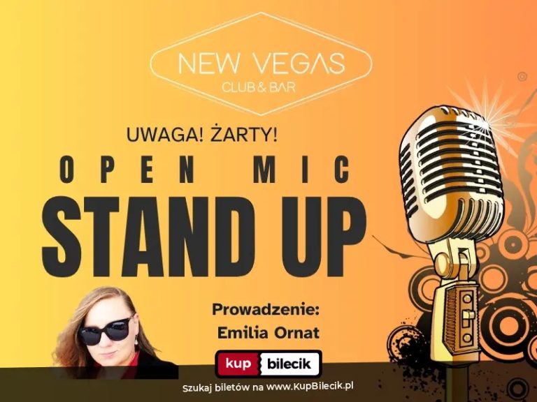 Stand Up Open Mic: Uwaga! Żarty!: vol. 30 | Prowadzenie: Emilia Ornat