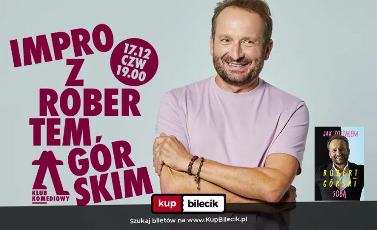 Spektakl improwizowany: "Jak zostałem sobą" - impro z Robertem Górskim