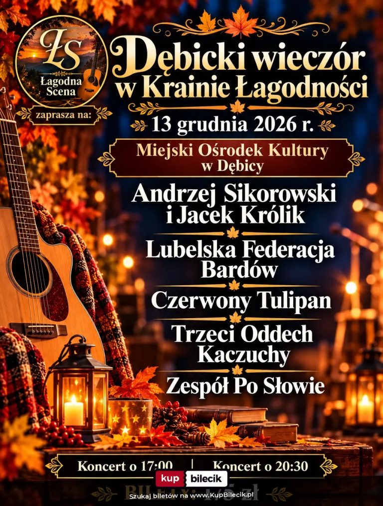 ŁAGODNA SCENA NOCĄ - Miejski Ośrodek Kultury w Dębicy