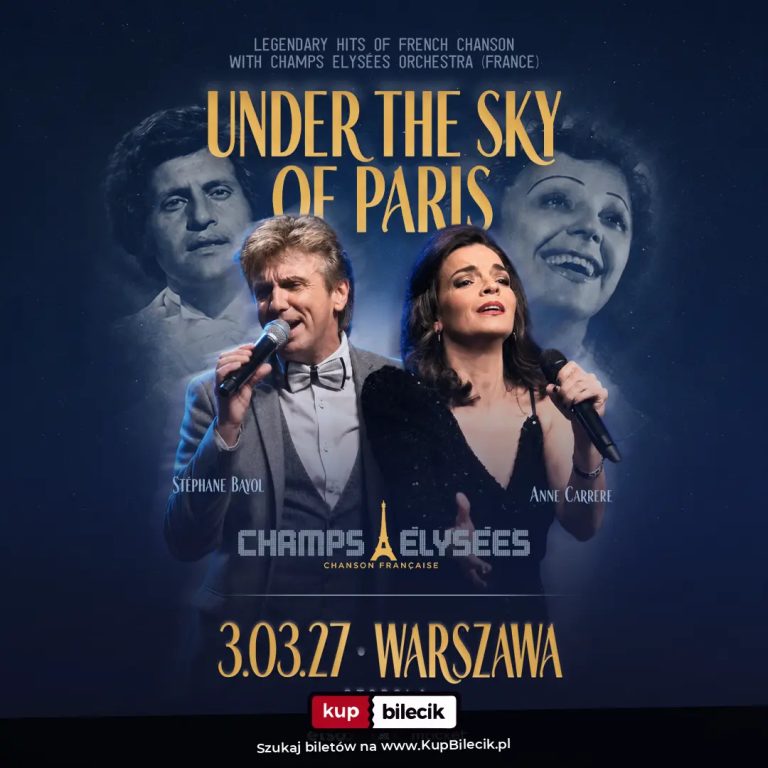 Orkiestra Champs Elysées Chansons Françaises: Koncert "Pod niebem Paryża" w Warszawie!