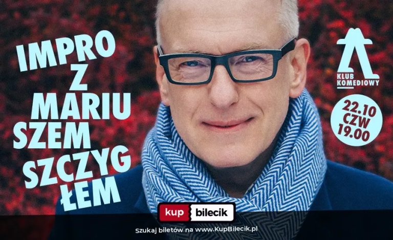 Spektakl improwizowany: Ahoj! Czeskie impro z Mariuszem Szczygłem