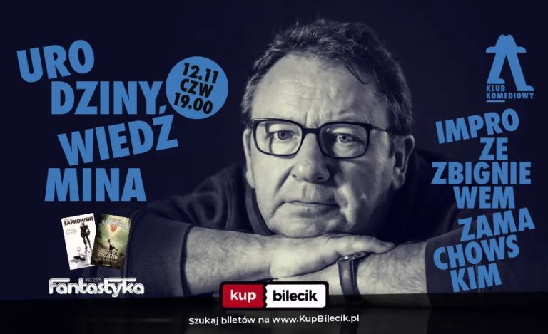 Spektakl improwizowany: "Grosza daj Wiedźminowi" - Klub Komediowy i Zbigniew Zamachowski na 40-lecie "Wiedźmina"