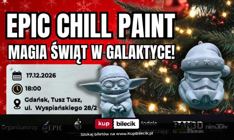 Warsztaty: EPIC CHILL PAINT - Magia Świąt w Galaktyce!