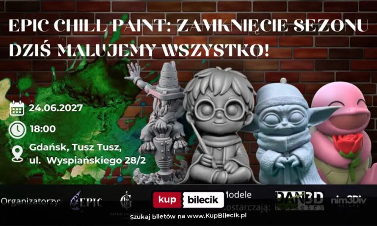 Warsztaty: EPIC CHILL PAINT - Dziś Malujemy Wszystko!