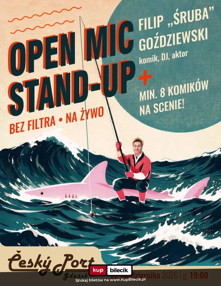 Filip Śruba Goździewski: Open-Mic w Cesky Port!