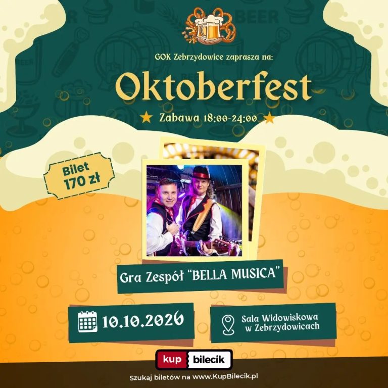 Oktoberfest w Zebrzydowicach: Oktoberfest na Zamku Zebrzydowice!