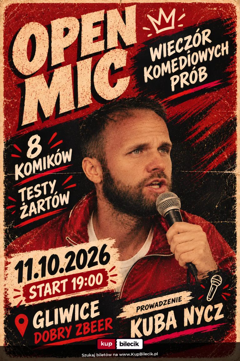 Komicy i stand-uperzy: STAND UP Open mic