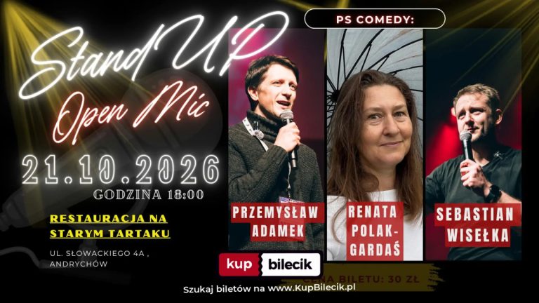 Komicy i stand-uperzy: Open Mic PS Comedy