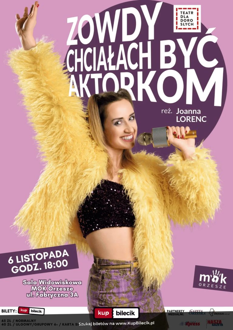 Teatr dla Dorosłych z Bierunia: "Zowdy chciałach być aktorkom" - monodram
