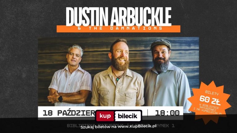 Dustin Arbuckle & The Damnations (USA): BLUES Z KANSAS W BIBLIOTECE RATUSZOWEJ!