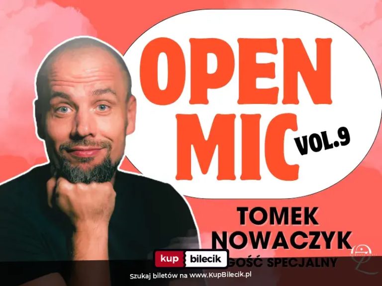 Stand-up Poznań: Stand-up Open Mic Poznań | gościnnie Tomek Nowaczyk | 20.10 godz. 19:00