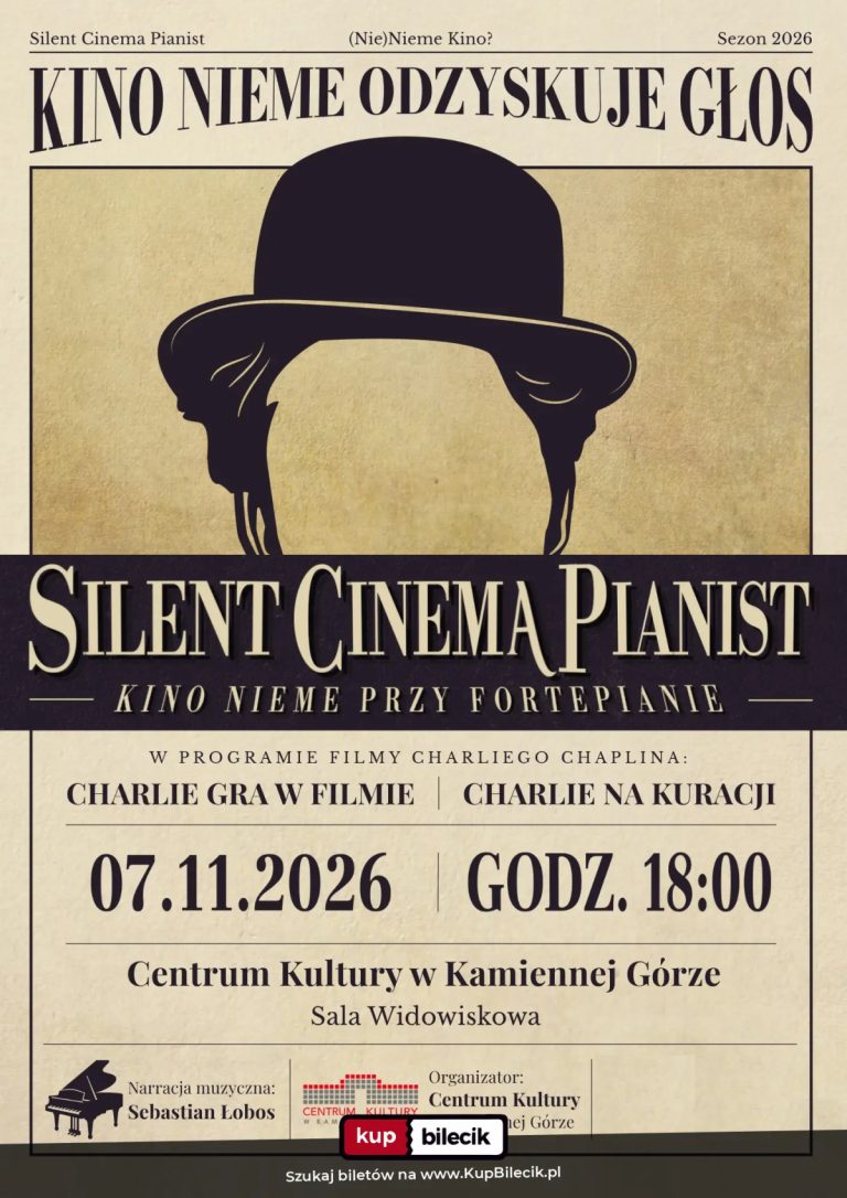 Kino nieme z muzyką na żywo: Sebastian Łobos - Silent Cinema Pianist